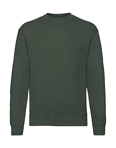 Fruit of the Loom Herren Set In Sweat Sweatshirt, Grün (Bottle Green), XXX-Large von Fruit of the Loom