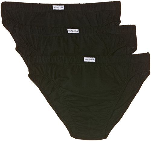 Fruit of the Loom Herren Slip Classic 3er pack,Schwarz (36 schwarz)4 (S) von Fruit of the Loom