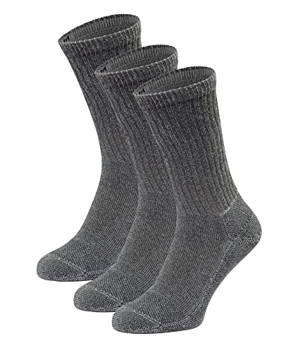 Fruit of the Loom Herren Socken 67-608 3er Pack, Multicoloured (Black/Melange Grey), 43-46 EU (9-11 UK) von Fruit of the Loom