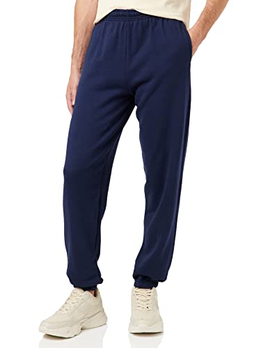 Fruit of the Loom Klassische Herren-Jogginghose mit offenem Saum, Dunkles Marineblau, L von Fruit of the Loom