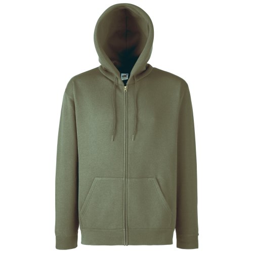 Fruit of the Loom Herren Hoodie Sweatshirt, matt, Mehrfarbig(Oliven), M von Fruit of the Loom