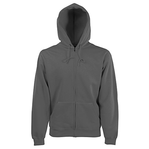 Fruit of the Loom Herren Sweatshirt mit Kapuze, Grau (Light Graphite), S Fruit of the Loom Herren Sweatshirt mit Kapuze, Grau (Light Graphite), S von Fruit of the Loom