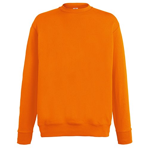 Fruit of the Loom Herren Sweatshirt (Small) (Orange) von Fruit of the Loom