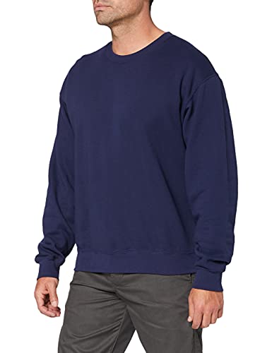 Fruit of the Loom Herren Set In Sweat Sweatshirt, Blau (AZ dunkelblau), Small von Fruit of the Loom