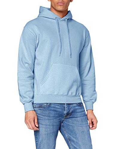 Fruit of the Loom Herren Sweatshirt 12208B, Gr. 48/50 (M), Blau (YT hellblau) von Fruit of the Loom