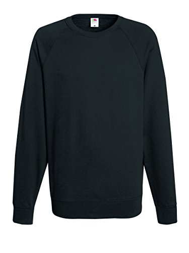 Fruit of the Loom Herren Sweatshirt Gr. L, Grau - Grey (Light Graphite) von Fruit of the Loom