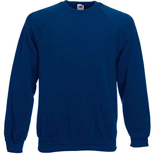 Fruit of the Loom Herren Sweatshirt Gr. L (Herstellergröße: Large) Blau - Navy von Fruit of the Loom