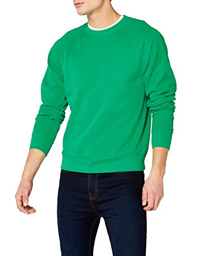 Fruit of the Loom Herren Sweatshirt Gr. L (Herstellergröße: Large) Grün - Kelly Green von Fruit of the Loom