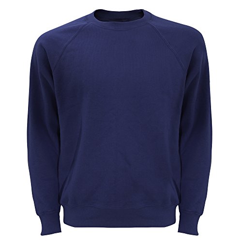 Fruit of the Loom Herren Sweatshirt Medium (Herstellergröße: Medium) Blau - Navy von Fruit of the Loom