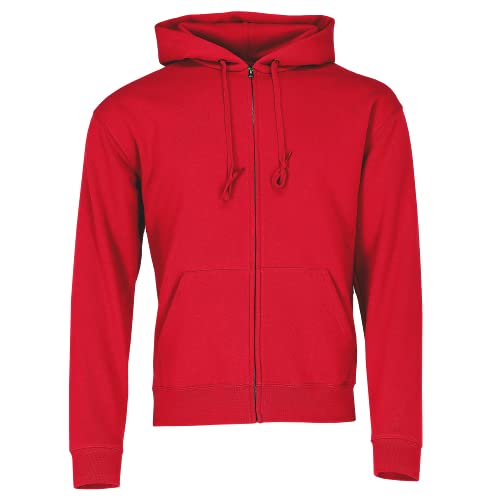 Fruit of the loom Herren Premium Hooded Zip Sweat Sweatshirt, Rot (Red 400), Small von Fruit of the Loom