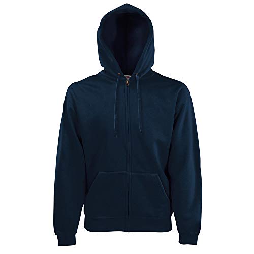 Fruit of the Loom Herren Sweatshirt mit Kapuze, Dunkles Marineblau, L von Fruit of the Loom