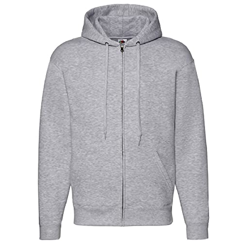 Fruit of the Loom Herren Sweatshirt mit Kapuze, Grau gemischt, XXL Fruit of the Loom Herren Sweatshirt mit Kapuze, Grau gemischt, XXL von Fruit of the Loom
