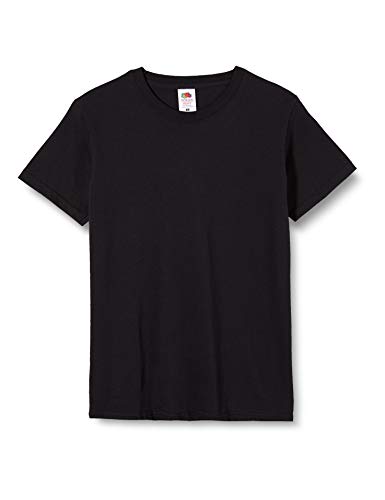 Fruit of the Loom Herren T-Shirt, Gr. XX-Large, Schwarz von Fruit of the Loom