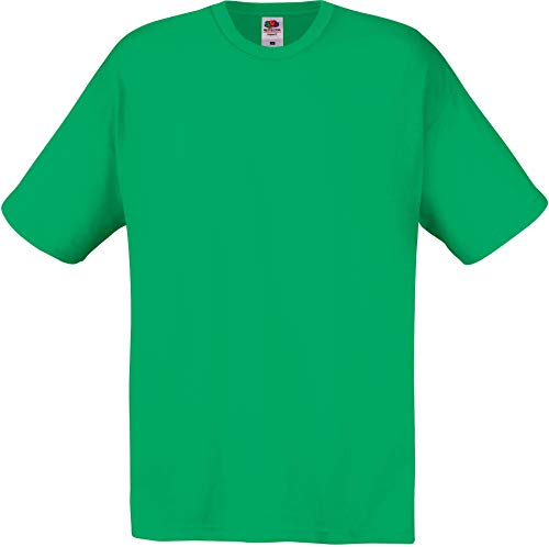 Fruit of the Loom Herren T-Shirt, Grün (Kelly Green), M von Fruit of the Loom