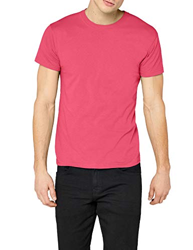 Fruit of the Loom Herren T-Shirt, Rosa Fuchsia von Fruit of the Loom