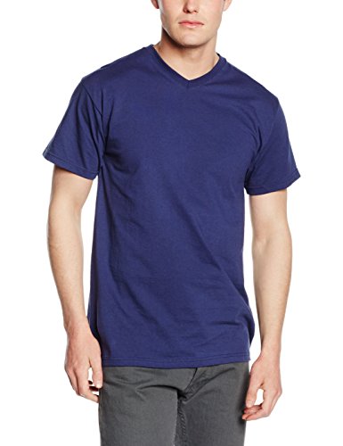 Fruit of the Loom Herren SS020M T-Shirt, Blau-Blau (Marineblau), L von Fruit of the Loom