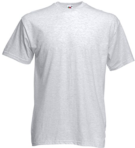 Fruit of the Loom Herren T-Shirt Gr. M grau von Fruit of the Loom