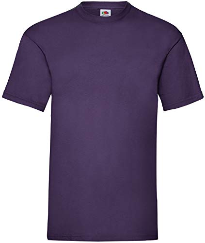 Fruit of the Loom Herren T-Shirt Größe M Farbe Violett von Fruit of the Loom