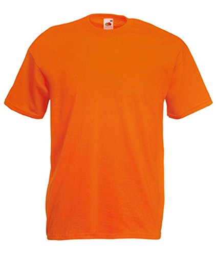 Fruit of the Loom Herren T-Shirt Größe XXL Farbe Orange von Fruit of the Loom