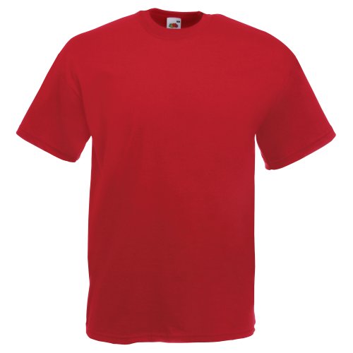 Fruit of the Loom Herren T-Shirt 'Valueweight T' 61-036-0 Red XXL von Fruit of the Loom