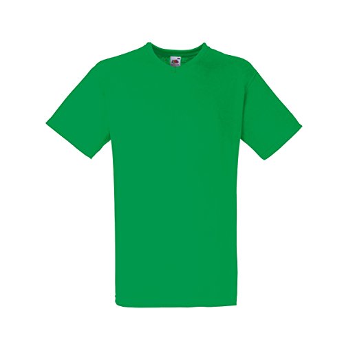 Fruit of the Loom Herren T-Shirt Valueweight V-Neck T 61-066-0 Kelly Green XL von Fruit of the Loom