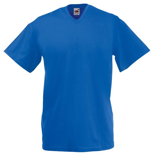 Fruit of the Loom Herren T-Shirt Valueweight V-Neck T 61-066-0 Royal XXL von Fruit of the Loom