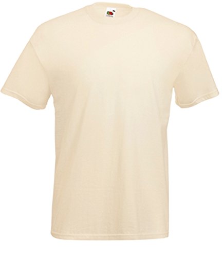 Fruit of the Loom T-Shirt aus Baumwolle, 61-036-0, Braun, 61-036-0 Medium von Fruit of the Loom