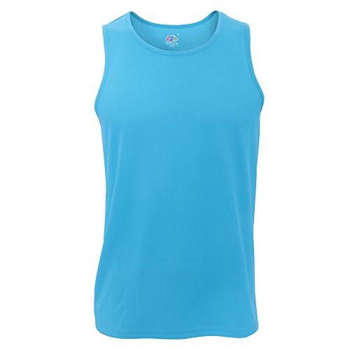 Fruit of the Loom Herren Tank Top Performance Vest 61-416-0 Azure Blue S von Fruit of the Loom