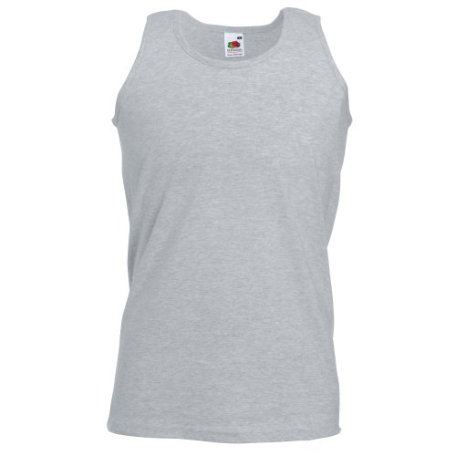 Fruit of the Loom Herren Tank Top Valueweight Athletic Vest 61-098-0 Heather Grey M von Fruit of the Loom