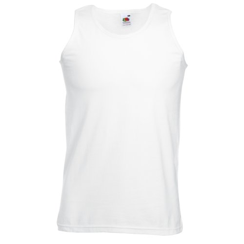 Fruit of the Loom Herren Tank Top Valueweight Athletic Vest 61-098-0 White L von Fruit of the Loom