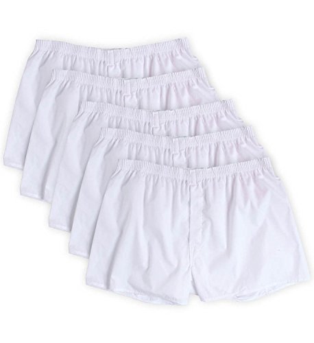 Fruit of the Loom Herren Boxer Shorts (Multipacks) Unterwäsche, Weiß (5 Stück), XX-Large (5er Pack) von Fruit of the Loom