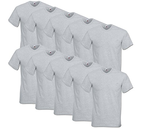 Fruit of the Loom Herren V-Neck Valueweight T-Shirt von Fruit of the Loom