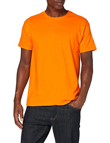 Fruit of the Loom Herren Valueweight Short Sleeve T-Shirt, Orange, M von Fruit of the Loom