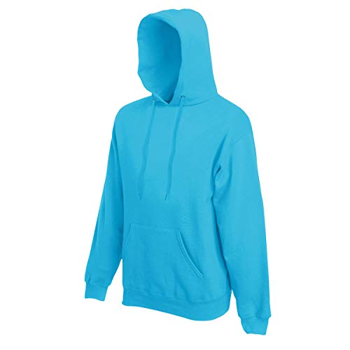 Fruit of the Loom Hooded Sweat Azurblau - S von Fruit of the Loom