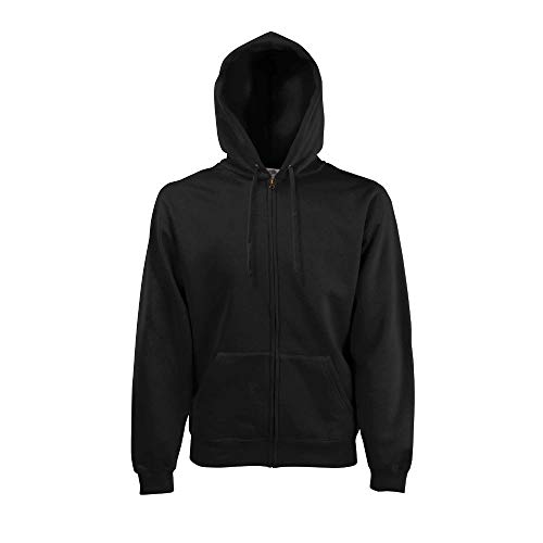Fruit of the Loom - Hooded Sweat Jacket - Modell 2013 / Black, 5XL 5XL,Black von Fruit of the Loom