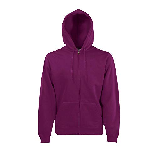 Fruit of the Loom - Hooded Sweat Jacket - Modell 2013 / Burgundy, S S,Burgundy Fruit of the Loom - Hooded Sweat Jacket - Modell 2013 / Burgundy, S S,Burgundy von Fruit of the Loom
