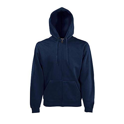 Fruit of the Loom - Hooded Sweat Jacket - Modell 2013 / Deep Navy, XL XL,Deep Navy von Fruit of the Loom