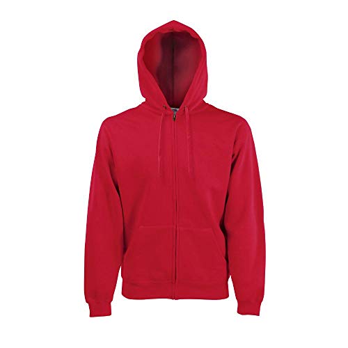 Fruit of the Loom - Hooded Sweat Jacket - Modell 2013 L,Red von Fruit of the Loom