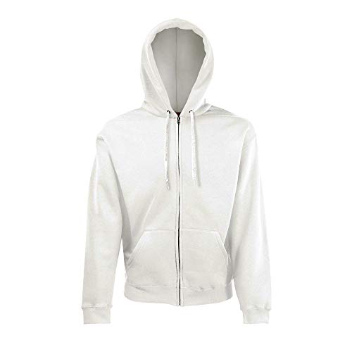 Fruit of the Loom - Hooded Sweat Jacket - Modell 2013 S,White von Fruit of the Loom