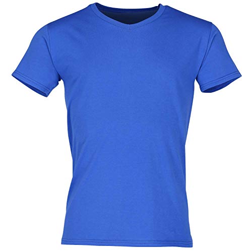 Fruit of the Loom Iconic 150 V-Neck T-Shirt, Größe:XL, Farbe:royal von Fruit of the Loom