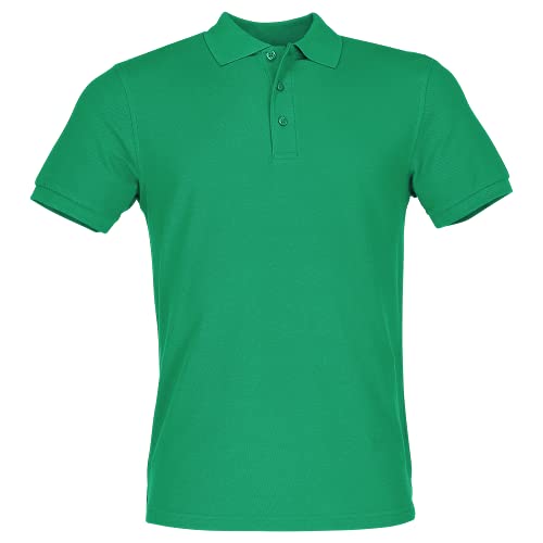 Fruit of the Loom Iconic Polo Shirt Größe S - 3XL, Größe:3XL, Farbe:maigrün von Fruit of the Loom