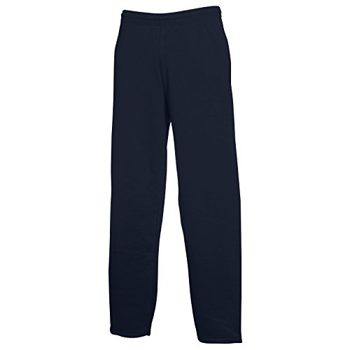 Fruit of The Loom Jogginghose mit offenem Beinabschluss, Deep Navy, Gr.XXL von Fruit of the Loom