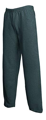 Fruit of the Loom - Jogpants mit offenem oder elastischem Bein, 64-032-0, DarkHeather, 64-032-0 2XL von Fruit of the Loom