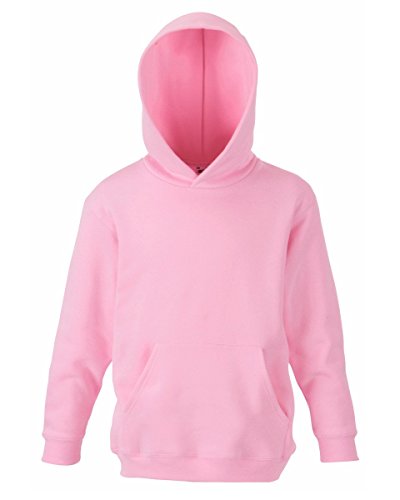 Unisex-Kapuzen-Sweatshirt/Hoodie für Kinder von Fruit of the Loom M rose von Fruit of the Loom