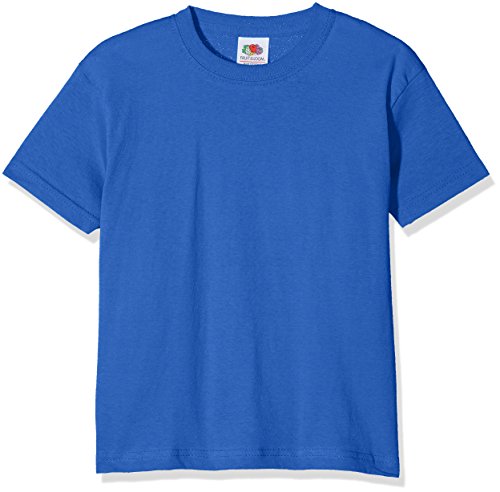 Fruit of the loom Jungen Original T Kids T-Shirt, Blau (Royal 300), Herstellergröße: 140 (9-11) von Fruit of the Loom