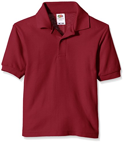 Fruit of the Loom Jungen Poloshirt rot 3 Jahre von Fruit of the Loom