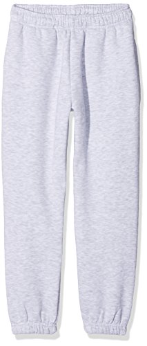 Fruit of the loom Jungen Premium Elasticated Cuff Jog Pants Kids Sporthose, Grau (Heather Grey 123), 128 (Herstellergröße: 7-8) von Fruit of the Loom
