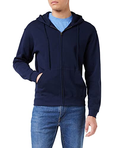 Fruit Of The Loom Jungen SS016B Kapuzenpullover, Blau (Deep Navy), 146 (Herstellergröße: 32) von Fruit of the Loom