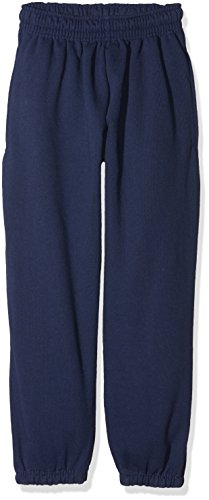 Fruit of the Loom Jungen Classic Elasticated Cuff Jog Pants Kids Sporthose, Blau (Navy 200), 128 (Herstellergröße: 7-8) von Fruit of the Loom