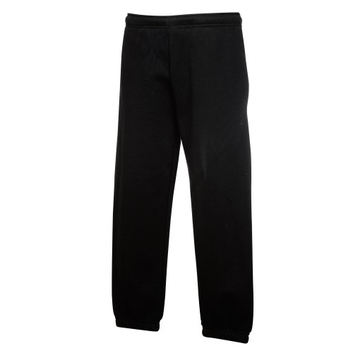 Fruit of the Loom Jungen Sporthose SS114B, Schwarz (Black), Gr. 9-11 Jahre von Fruit of the Loom